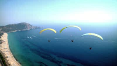 Paragliding from Bogazkent