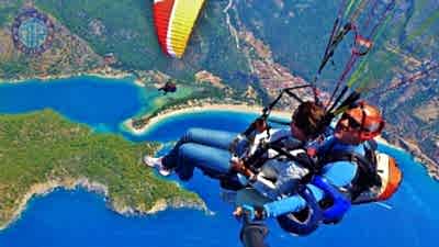 Skydiving from Akyarlar