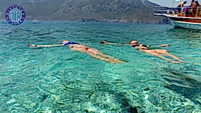 Okurcalar çıkışlı Suluada tekne turu